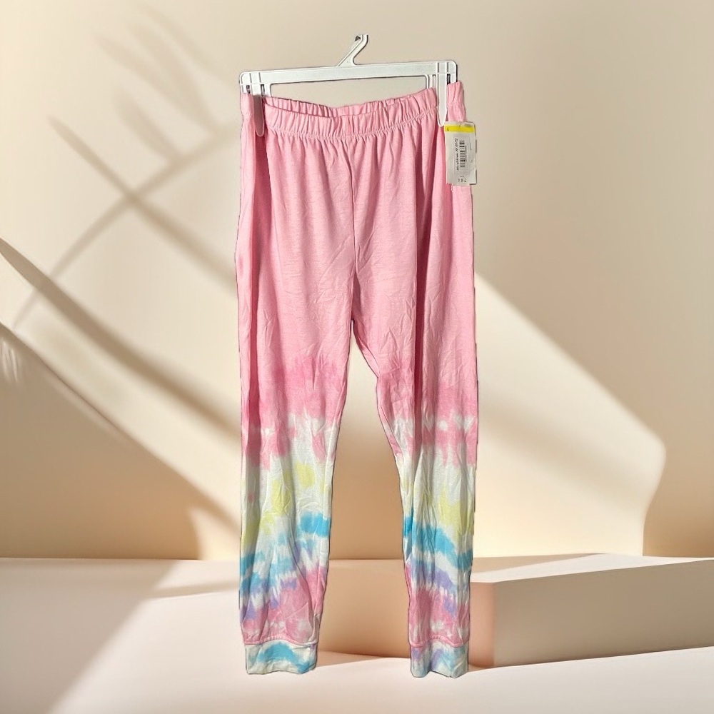 Pink Tie-Dye Lounge Pants